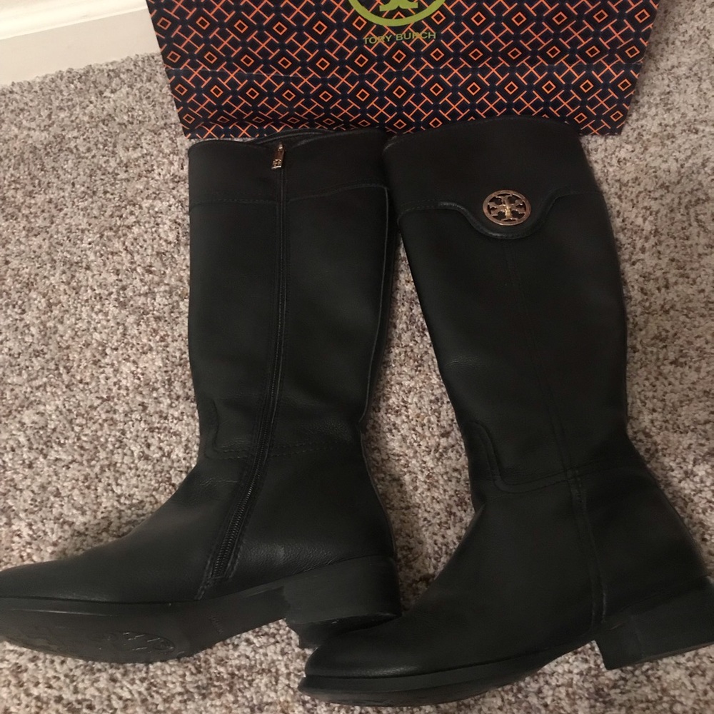 Tory Burch Selma Riding Boots Size 9